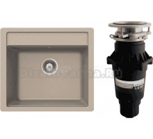 Комплект Мойка Schock Nemo 60 (N-100) Cristalite саббиа + Измельчитель Bone Crusher BC 810-SL Slim Line