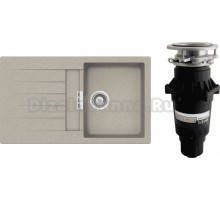 Комплект Мойка Schock Primus 45D (D-100) Cristalite саббиа + Измельчитель Bone Crusher BC 810-SL Slim Line