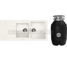 Комплект Мойка Schock Signus 80D (D-200) Cristadur поларис + Измельчитель Bone Crusher BC 810-AS