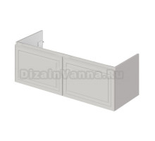 Тумба под раковину в ванную ITANA Verona 2.0 120 1193х450х400 подвесная Керамик