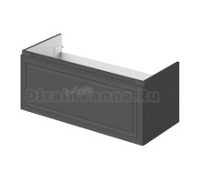 Тумба под раковину в ванную ITANA Verona 2.0 100 998х451х400 подвесная Графит