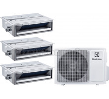 Мультисплит-система Electrolux Super Match ERP R32 EACO/I-28 FMI-4/N8_ERP на три комнаты (25 м2 + 25 м2 + 25 м2), канального типа