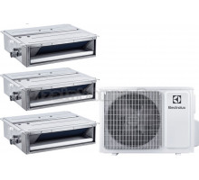Мультисплит-система Electrolux Super Match ERP R32 EACO/I-42 FMI-5/N8_ERP на три комнаты (35 м2 + 35 м2 + 50 м2), канального типа