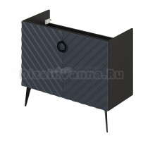 Тумба под раковину в ванную ITANA Palladio 100 2.0 981х434х815 напольная Маренго софт