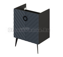 Тумба под раковину в ванную ITANA Palladio 65 2.0 636x440x815 напольная Маренго софт