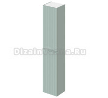 Пенал в ванную комнату ITANA Kate 35 350х300х1750 светло-зеленый навесной