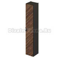 Пенал в ванную комнату ITANA Palladio 30 300х300х1650 правый Дуб Бурбон подвесной/напольный