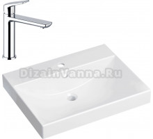 Комплект Раковина Lavinia Boho Bathroom Sink 33311012 + Смеситель Wellsee ICON! for life 182301000 хром