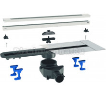 Душевой трап (лоток) BETTOSERB Advanced Slim 650 матовый хром