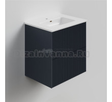 Тумба под раковину La Fenice TERRA Twin Blu Grigio синяя матовая 60 см