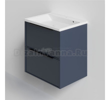 Тумба под раковину La Fenice SIMPLA Blu Grigio TWIN синяя 80 см