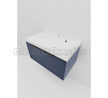 Тумба под раковину La Fenice SIMPLA Blu Grigio синяя 80 см