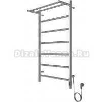 Полотенцесушитель электрический EL-TERM Лион П7 50х90 с полкой, серебристый