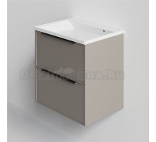 Тумба под раковину La Fenice SIMPLA Cappuccino TWIN бежевая 80 см