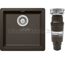 Комплект Мойка Schock Soho 50 (N-100S) Cristadur бронза + Измельчитель Bone Crusher BC 910-SL-Slim Line