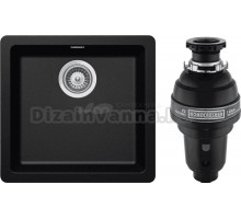 Комплект Мойка Schock Soho 50 (N-100S) Cristadur магма + Измельчитель Bone Crusher BC 1000-AS