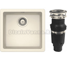 Комплект Мойка Schock Soho 50 (N-100S) Cristadur магнолия + Измельчитель Bone Crusher BC 610-AS