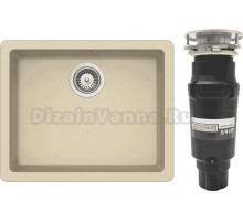 Комплект Мойка Schock Soho 60 (N-100) Cristadur аворио + Измельчитель Bone Crusher BC 910-SL-Slim Line