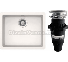 Комплект Мойка Schock Soho 60 (N-100) Cristadur поларис + Измельчитель Bone Crusher BC 810-SL Slim Line