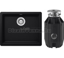 Комплект Мойка Schock Soho 60 (N-100) Cristadur пуро + Измельчитель Bone Crusher BC 910-AS