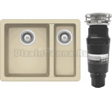 Комплект Мойка Schock Soho 60 Plus (N-150) Cristadur аворио + Измельчитель Bone Crusher BC 910-SL-Slim Line