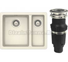 Комплект Мойка Schock Soho 60 Plus (N-150) Cristadur магнолия + Измельчитель Bone Crusher BC 610-AS