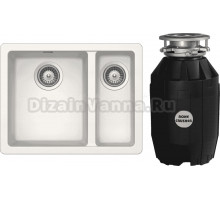 Комплект Мойка Schock Soho 60 Plus (N-150) Cristadur поларис + Измельчитель Bone Crusher BC 810-AS