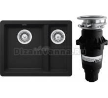 Комплект Мойка Schock Soho 60 Plus (N-150) Cristadur пуро + Измельчитель Bone Crusher BC 810-SL Slim Line