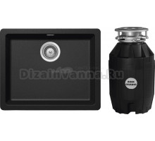 Комплект Мойка Schock Soho 700497U 60 (N-100) Cristadur магма + Измельчитель Bone Crusher BC 810-AS