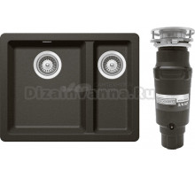 Комплект Мойка Schock Soho 700506U 60 Plus (N-150) Cristadur бронза + Измельчитель Bone Crusher BC 910-SL-Slim Line