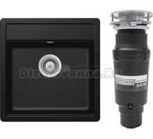 Комплект Мойка Schock Vero 50 Cristadur магма + Измельчитель Bone Crusher BC 910-SL-Slim Line