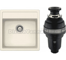 Комплект Мойка Schock Vero 50 Cristadur магнолия + Измельчитель Bone Crusher BC 1000-AS