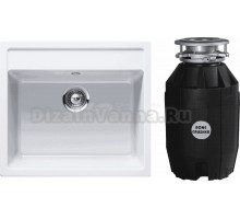 Комплект Мойка Schock Vero 60 (N-100) Cristadur поларис + Измельчитель Bone Crusher BC 810-AS