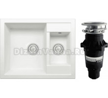 Комплект Мойка Tolero Classic R-109 туман + Измельчитель Bone Crusher BC 810-SL Slim Line