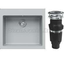 Комплект Мойка Tolero Classic R-111 платина + Измельчитель Bone Crusher BC 610-AS