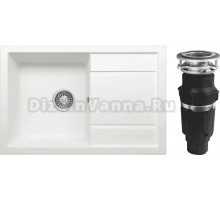 Комплект Мойка Tolero Classic R-112 туман + Измельчитель Bone Crusher BC 610-AS