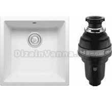 Комплект Мойка Tolero Classic R-128 туман + Измельчитель Bone Crusher BC 1000-AS