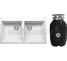 Комплект Мойка Tolero Loft TL-862 туман + Измельчитель Bone Crusher BC 810-AS