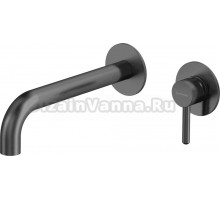 Смеситель для раковины WHITECROSS Y Y1215GM С ВНУТРЕННЕЙ ЧАСТЬЮ, оружейная сталь