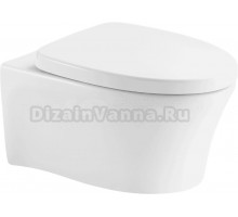 Унитаз подвесной ARROW AHB2106H крышка-сиденье ARROW PG021-RUA с микролифтом, белая