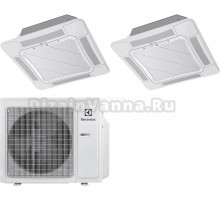 Мультисплит-система Electrolux Super Match ERP R32 EACO/I-36 FMI-4/N8_ERP на две комнаты (35 м2 + 70 м2), с лицевыми панелями