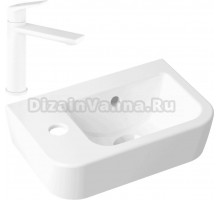 Комплект Раковина маленькая Lavinia Boho One 33310001L + Смеситель Wellsee ICON! for life 182305000 матовый белый