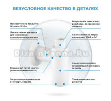Комплект вентилей Wellsee Drainage System 182150001 угловой, матовый белый