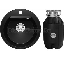 Комплект Мойка Polygran Atol 854772 космос + Измельчитель Bone Crusher BC 810-AS