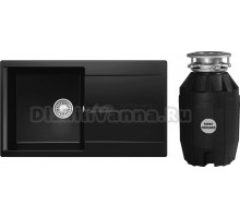 Комплект Мойка Polygran Gals 860 космос + Измельчитель Bone Crusher BC 810-AS