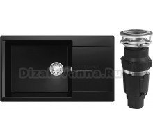 Комплект Мойка Polygran Gals 862 космос + Измельчитель Bone Crusher BC 610-AS