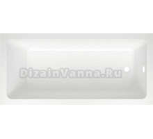 Акриловая ванна Wellsee FreeDom 231101005 150x80 см, встраиваемая, белая, на ножках