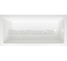 Акриловая ванна Wellsee FreeDom 231101006 150x80 см, встраиваемая, белая, на ножках, фурнитура белая