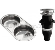 Комплект Мойка Reginox Andalucia LUX KGOKG (box) + Измельчитель Bone Crusher BC 810-SL Slim Line