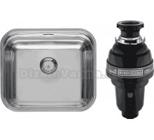 Комплект Мойка Reginox Colorado L Comfort New LUX OKG (c/box) сталь + Измельчитель Bone Crusher BC 1000-AS